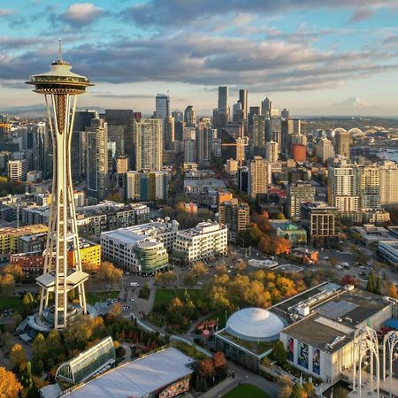 King Bed + Studio! Free Parking, Patio, Wfh Space! Seattle Buitenkant foto