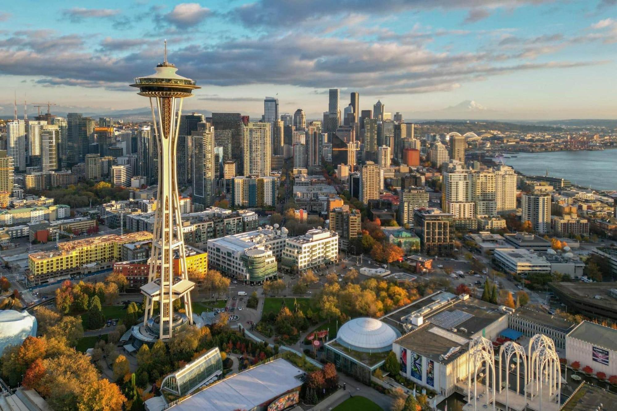 King Bed + Studio! Free Parking, Patio, Wfh Space! Seattle Buitenkant foto